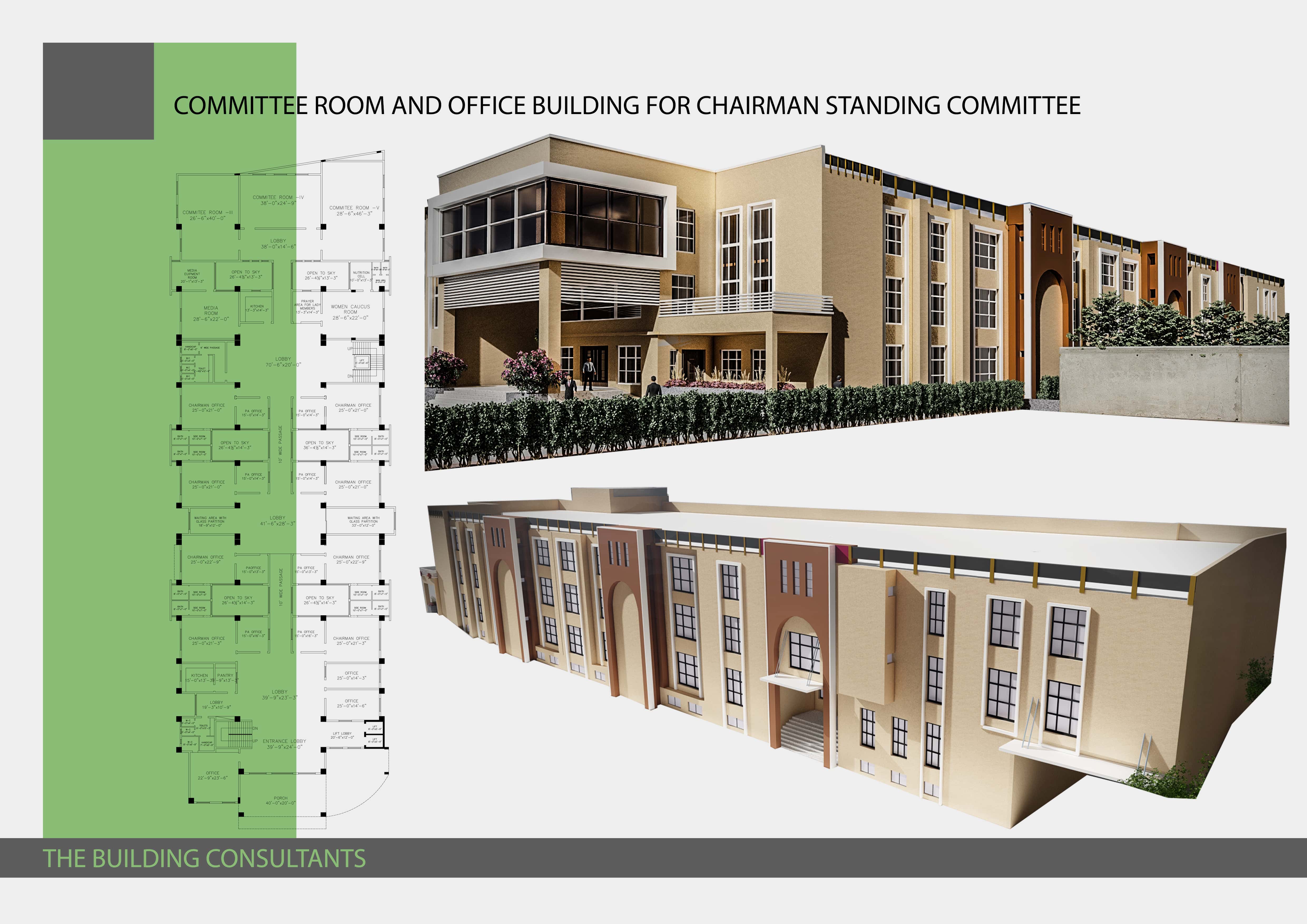 Committee Room & Office Building. 